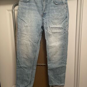 Everlane Women’s 90’s Cheeky Crop Light Blue Jeans